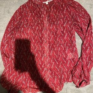 Veronica Beard silk crepe blouse